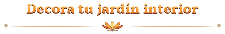 Decora tu jardín interior